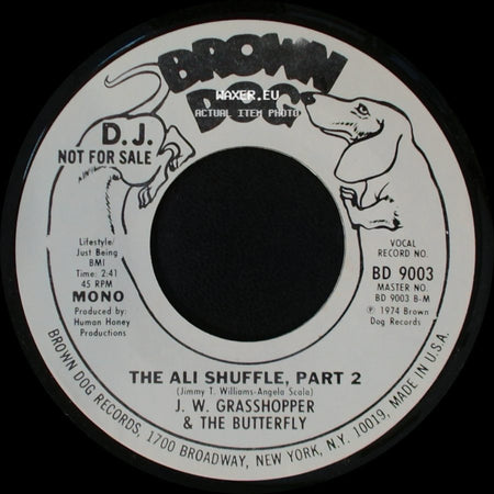 J. W. Grasshopper & The Butterfly - The Ali Shuffle, Part 1 / The Ali Shuffle, Part 2 side B