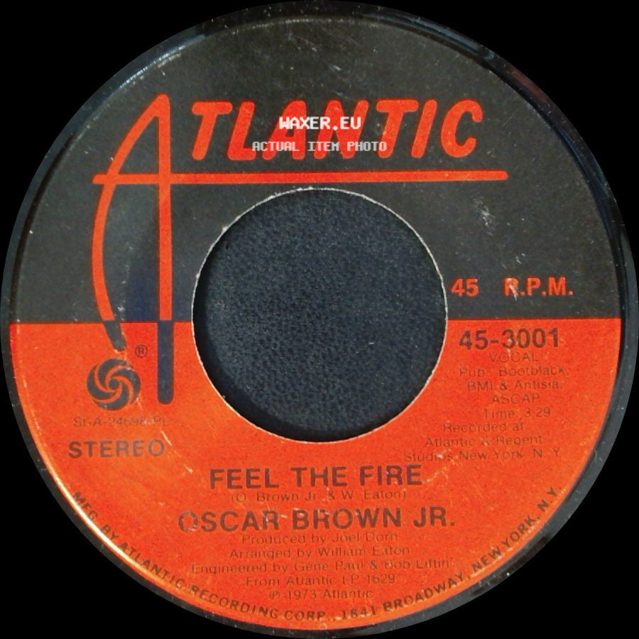 Oscar Brown Jr. - The Lone Ranger / Feel The Fire side B