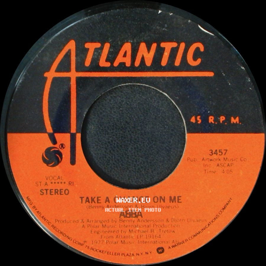 Abba - I'm A Marionette / Take A Chance On Me side B