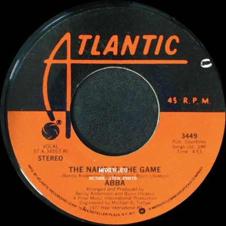 Abba - The Name Of The Game / I Wonder (Departure) side A