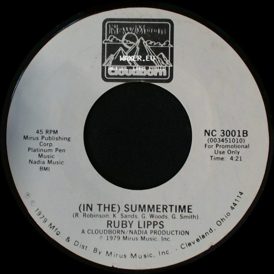 Ruby Lipps - (In The) Summertime / (At The) Roller Rink side A
