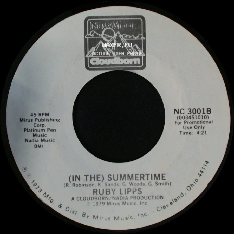 Ruby Lipps - (In The) Summertime / (At The) Roller Rink side A