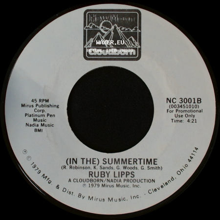 Ruby Lipps - (In The) Summertime / (At The) Roller Rink side A
