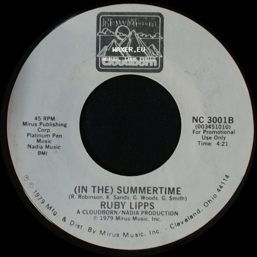 Ruby Lipps - (In The) Summertime / (At The) Roller Rink side A