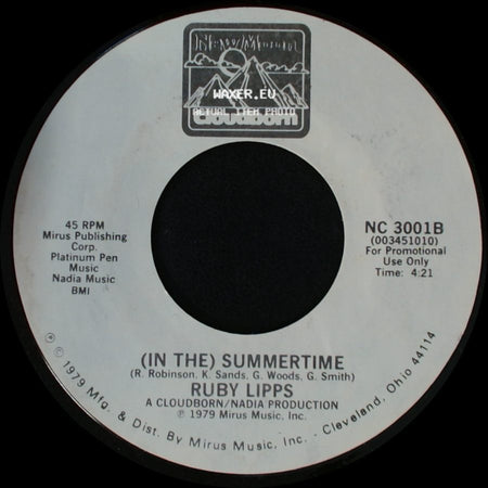 Ruby Lipps - (In The) Summertime / (At The) Roller Rink side A