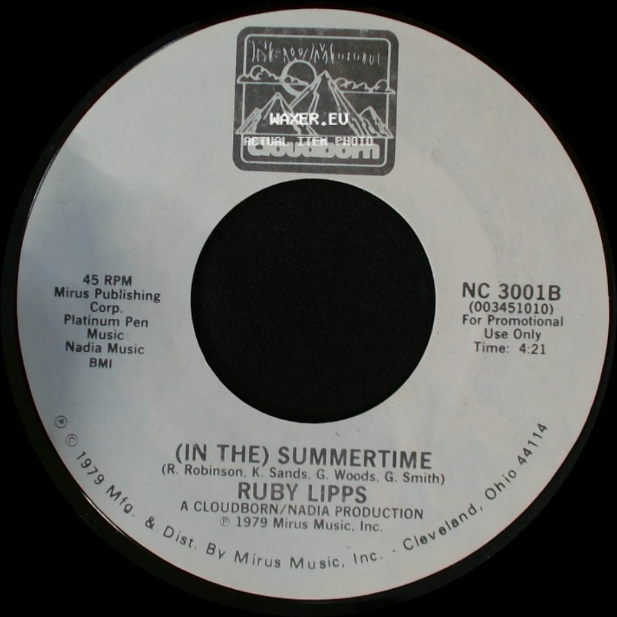 Ruby Lipps - (At The) Roller Rink / (In The) Summertime side B