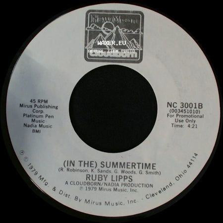 Ruby Lipps - (At The) Roller Rink / (In The) Summertime side B