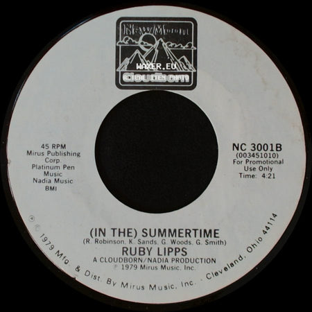 Ruby Lipps - (In The) Summertime / (At The) Roller Rink side A