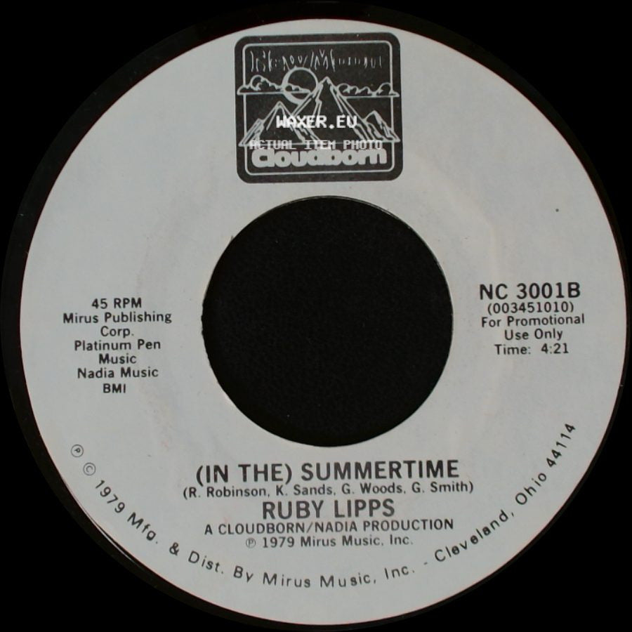 Ruby Lipps - (At The) Roller Rink / (In The) Summertime side B
