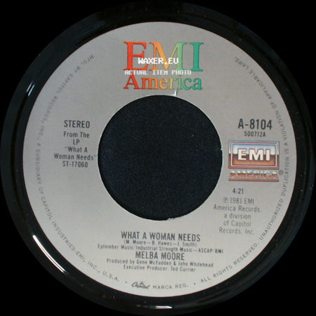 Melba Moore - What A Woman Needs / Let's Stand Together side A