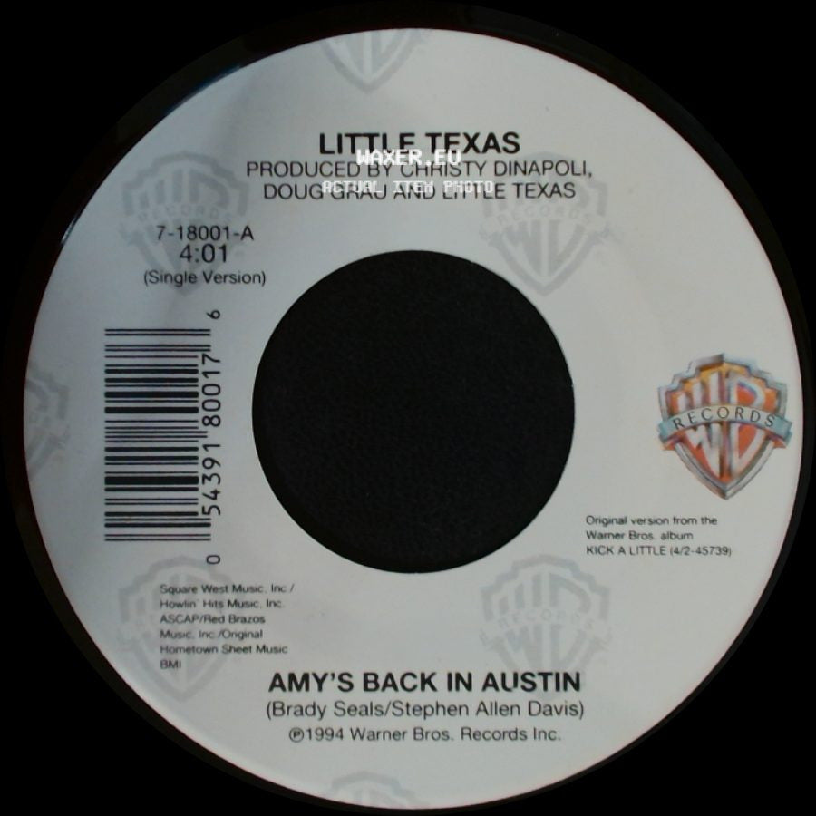 Little Texas - Amy's Back In Austin / Excerpts From Country World Premiere Radio Show side A