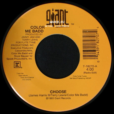 Color Me Badd - Choose / Choose side A