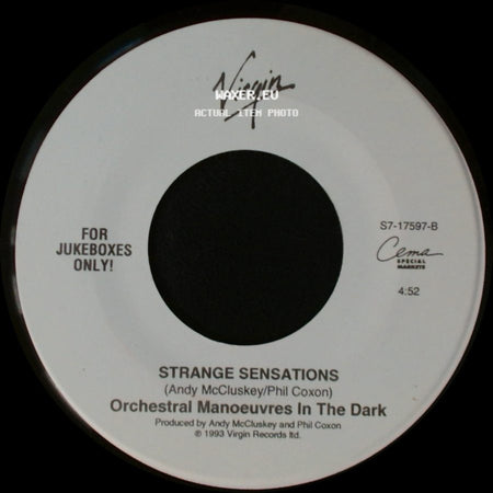 Orchestral Manoeuvres In The Dark - Strange Sensations / Dream Of Me (Based On "Loves Theme") side A