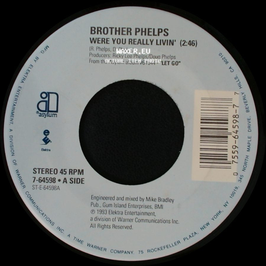 Brother Phelps - Were You Really Livin' (2:46) / Playin' House side A