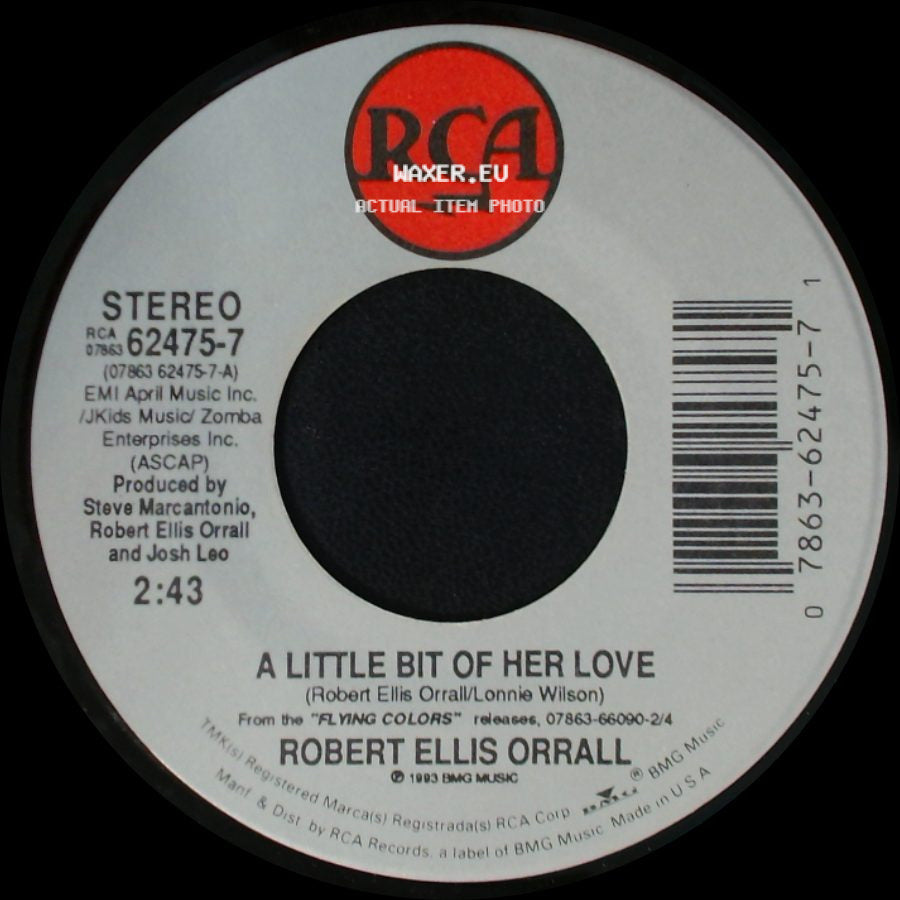 Robert Ellis Orrall - A Little Bit Of Her Love / Til The Tears Fell side A