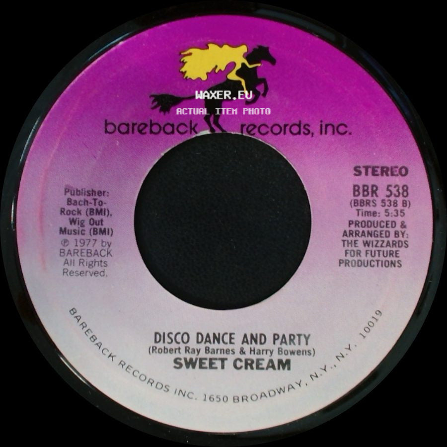Sweet Cream - I Don't Know What I'd Do (If You Ever Left Me) / Disco Dance And Party side B