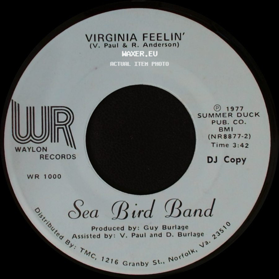 Sea Bird Band - Virginia Feelin' / Don't Disguise side A