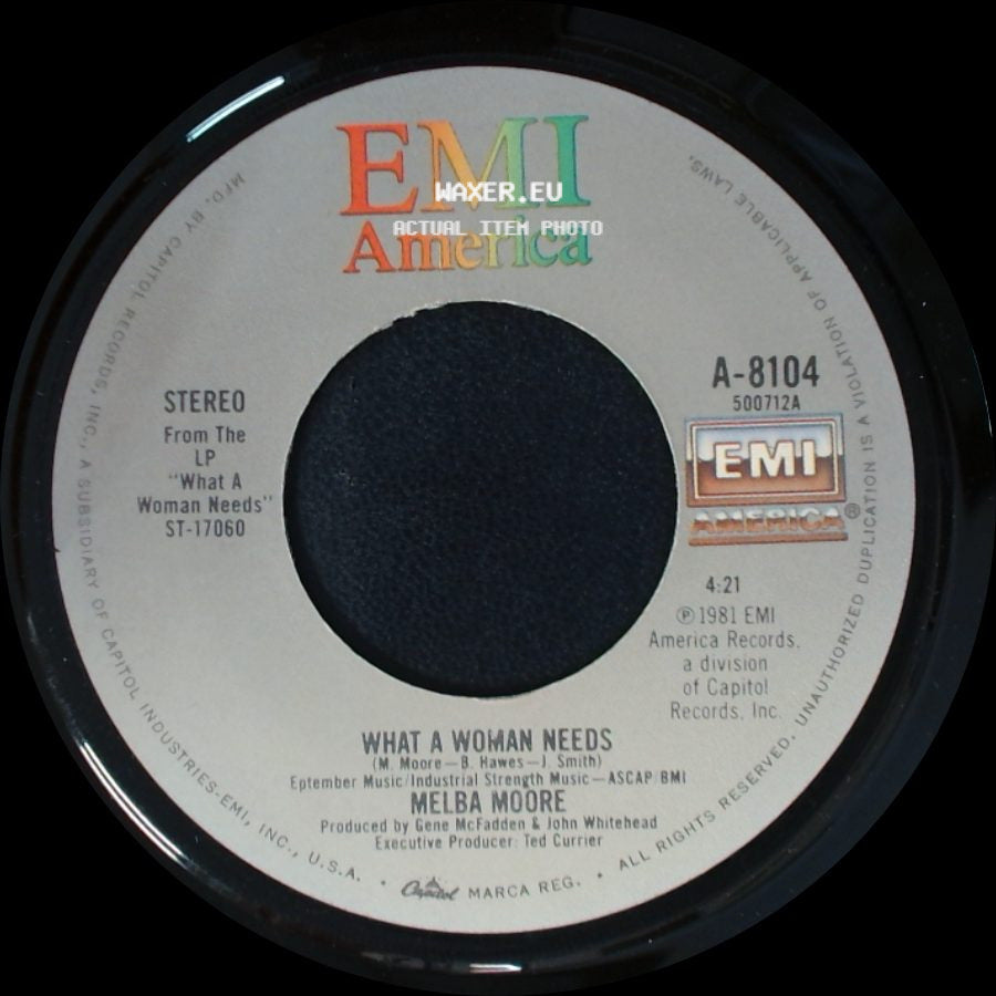 Melba Moore - Let's Stand Together / What A Woman Needs side B