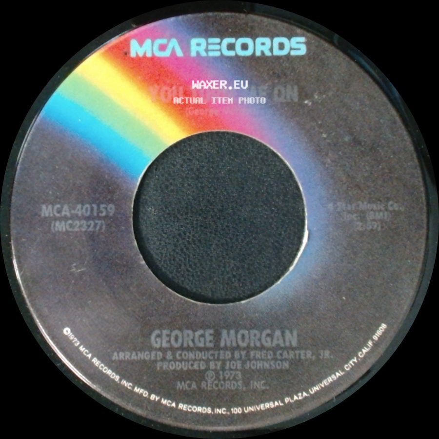 George Morgan - You Turn Me On / Red Rose From The Blue Side Of Town side A