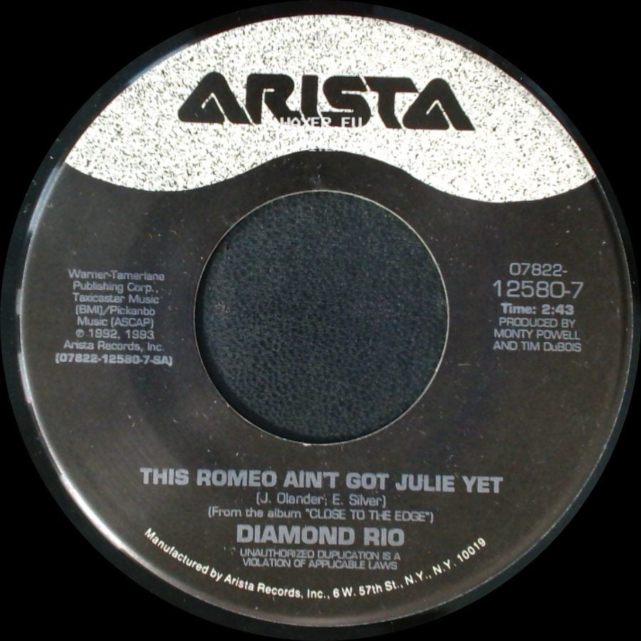Diamond Rio - This Romeo Aint Got Julie Yet / I Was Meant To Be With You side A