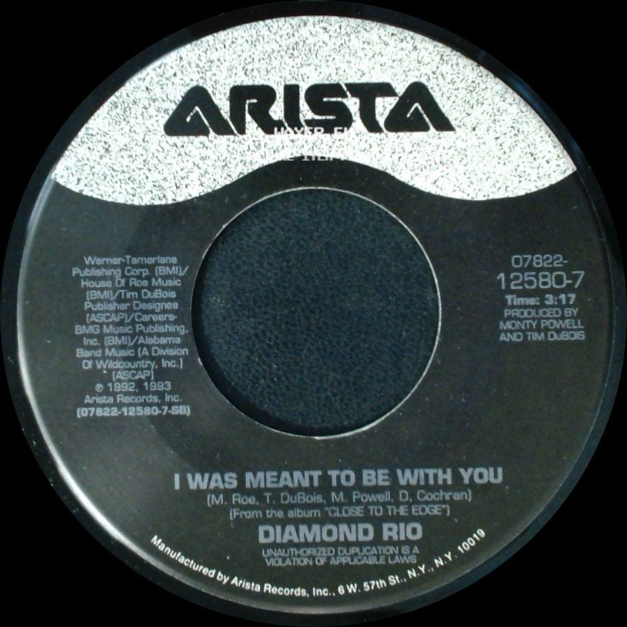 Diamond Rio - This Romeo Aint Got Julie Yet / I Was Meant To Be With You side B