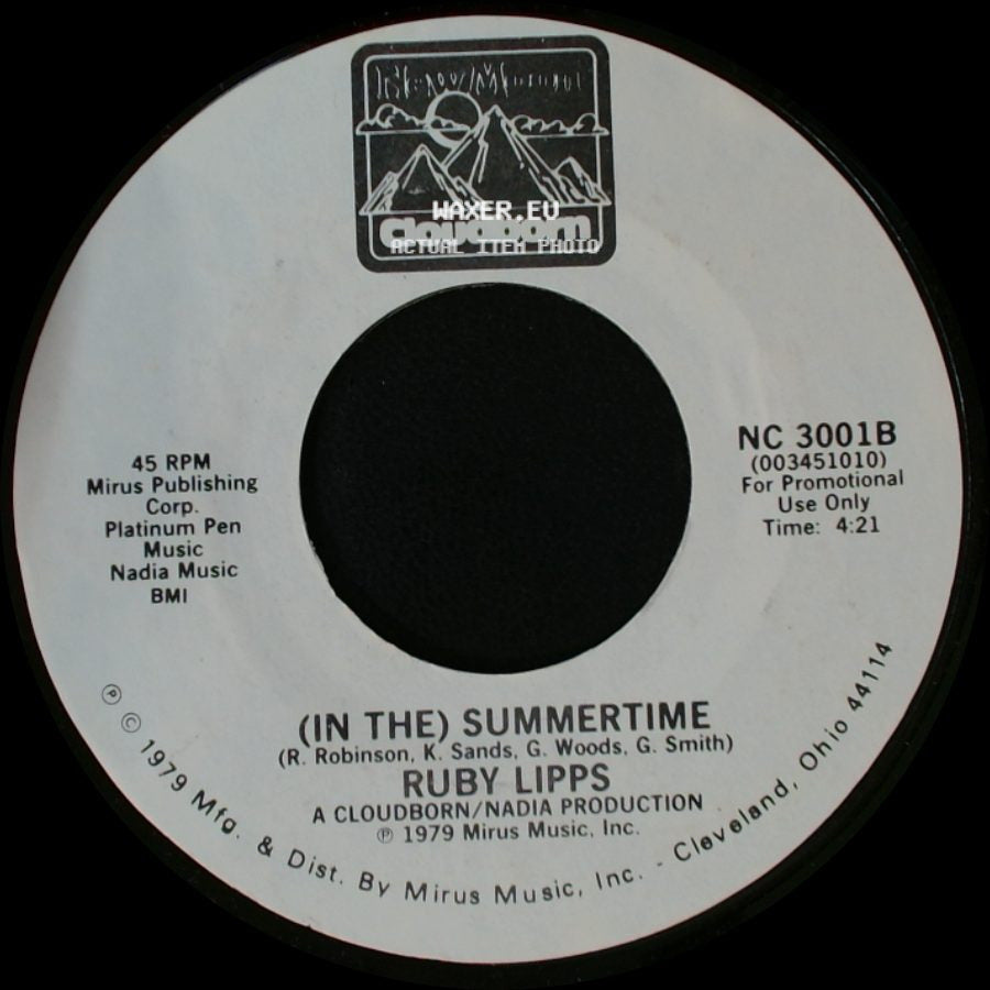 Ruby Lipps - (At The) Roller Rink / (In The) Summertime side B