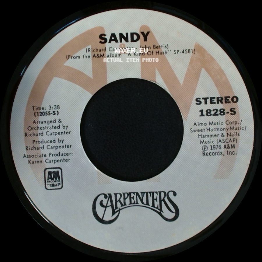 Carpenters - I Need To Be In Love / Sandy side B