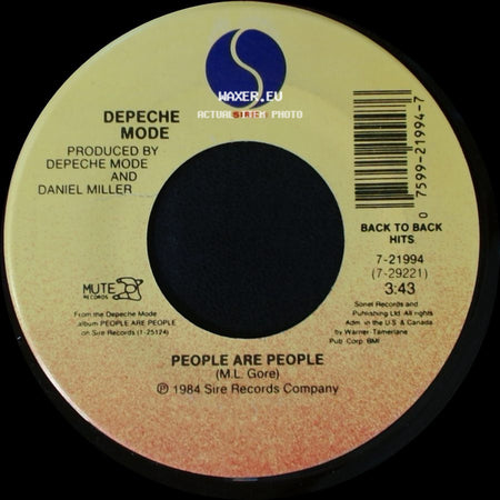Depeche Mode - A Question Of Lust / People Are People side B