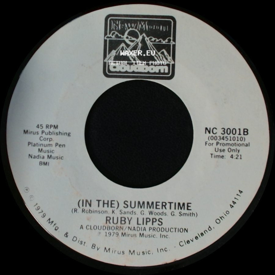 Ruby Lipps - (At The) Roller Rink / (In The) Summertime side B