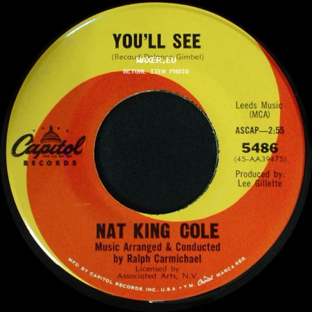 Nat King Cole - Wanderlust / You'll See side B