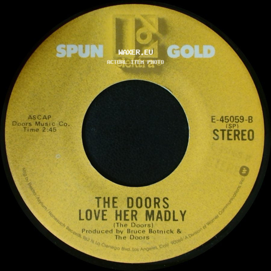 The Doors - Riders On The Storm / Love Her Madly side B