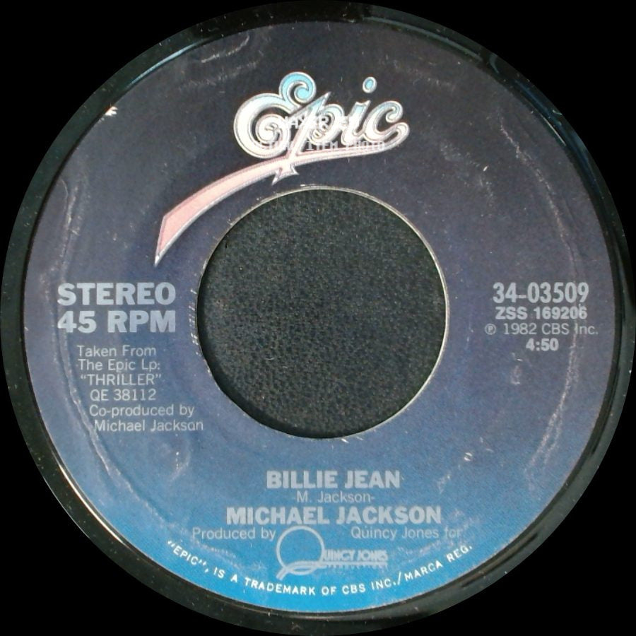 Michael Jackson - Billie Jean / Can't Get Outta The Rain side A