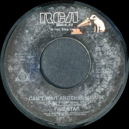 Five Star - Don't You Know I Love It / Can't Wait Another Minute side B