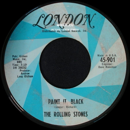 The Rolling Stones - Stupid Girl / Paint It Black side B