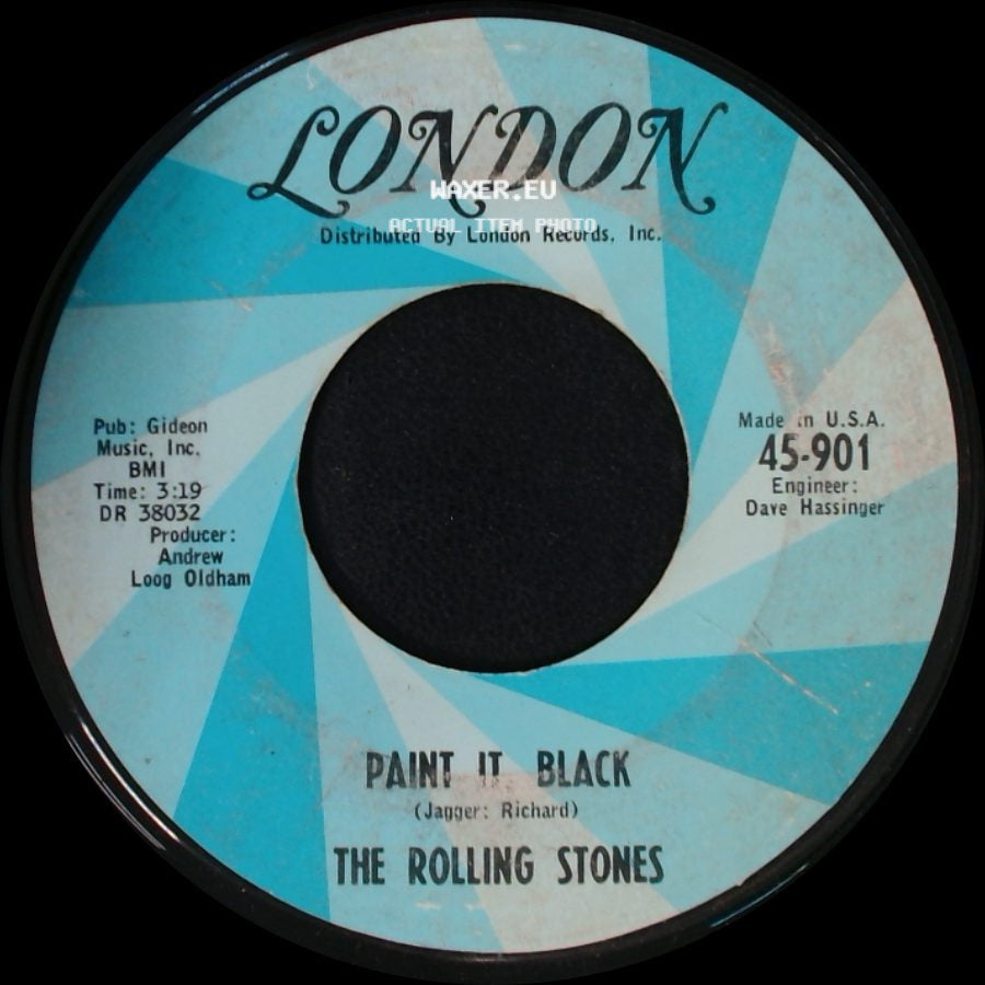 The Rolling Stones - Stupid Girl / Paint It Black side B