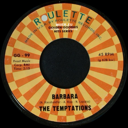 The Temptations / The Dreamers - Barbara / Teenage Vows Of Love side A