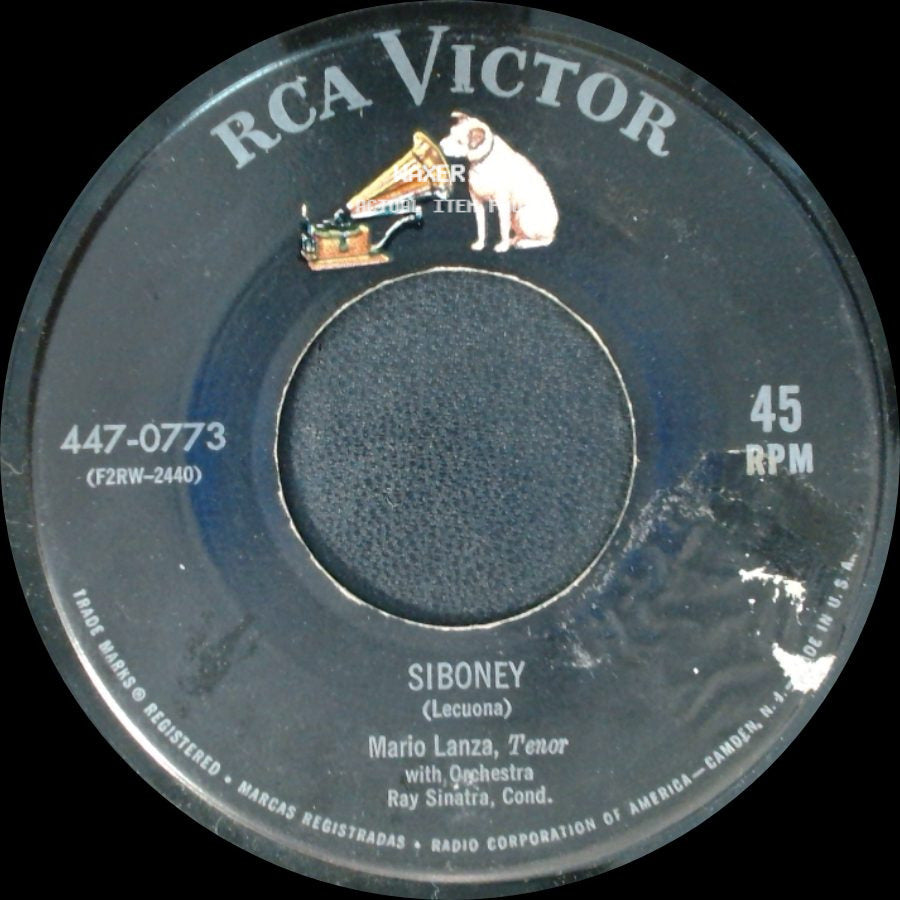 Mario Lanza - Siboney / Valencia side A