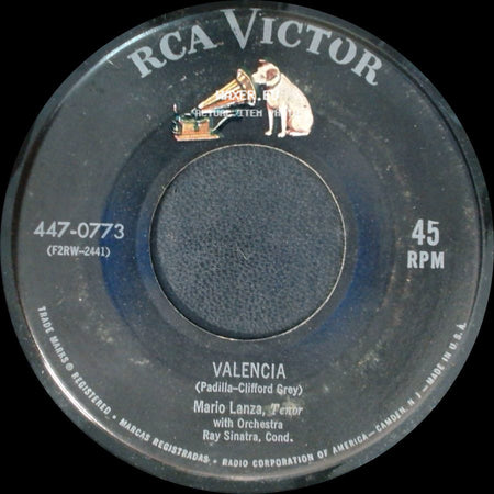 Mario Lanza - Siboney / Valencia side B