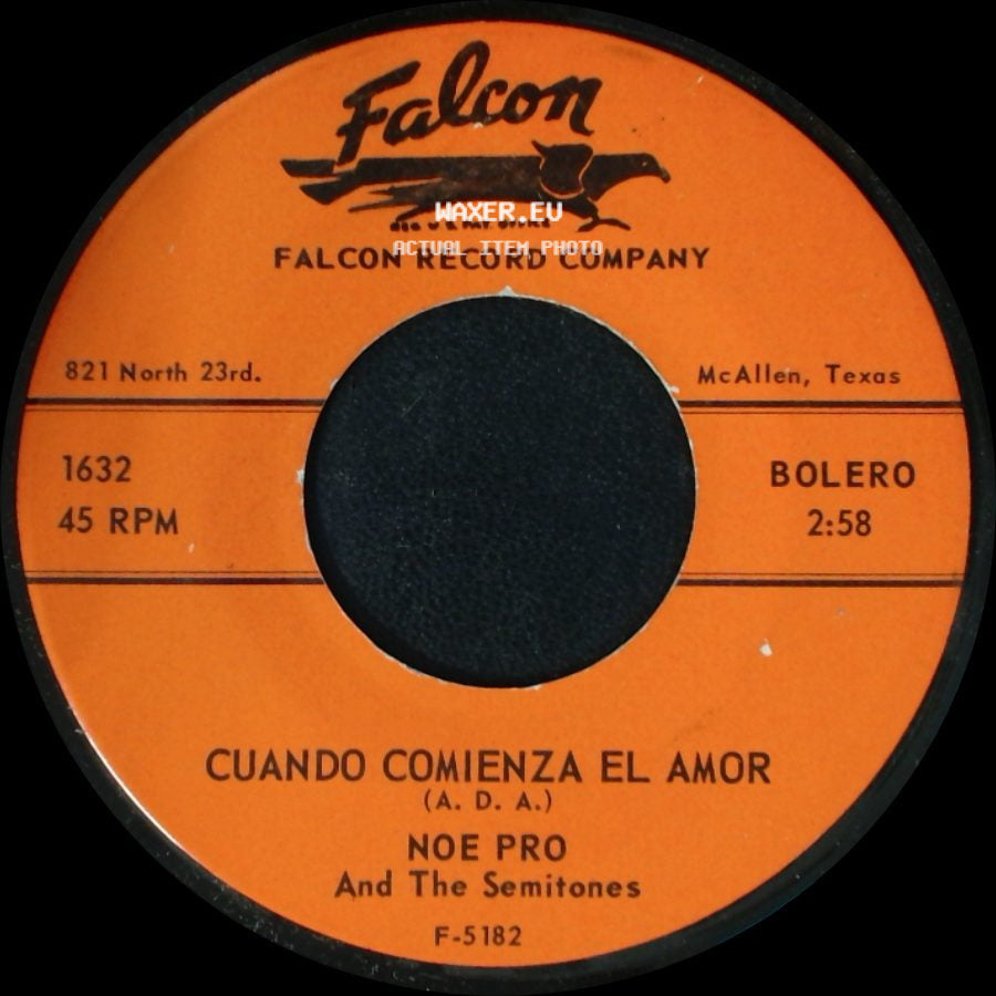 Noe Pro And The Semitones - Sin Verte / Cuando Comienza El Amor side B