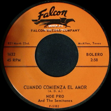 Noe Pro And The Semitones - Sin Verte / Cuando Comienza El Amor side B