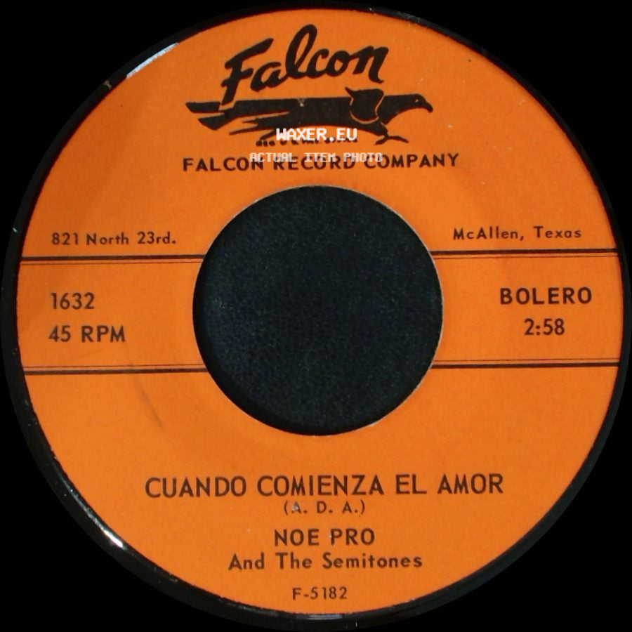 Noe Pro And The Semitones - Sin Verte / Cuando Comienza El Amor side B