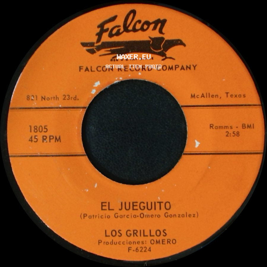 Los Grillos - Solitario - Oh Lonesome Me / El Jueguito side B