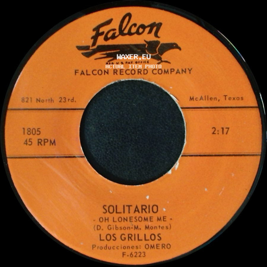 Los Grillos - El Jueguito / Solitario - Oh Lonesome Me side B
