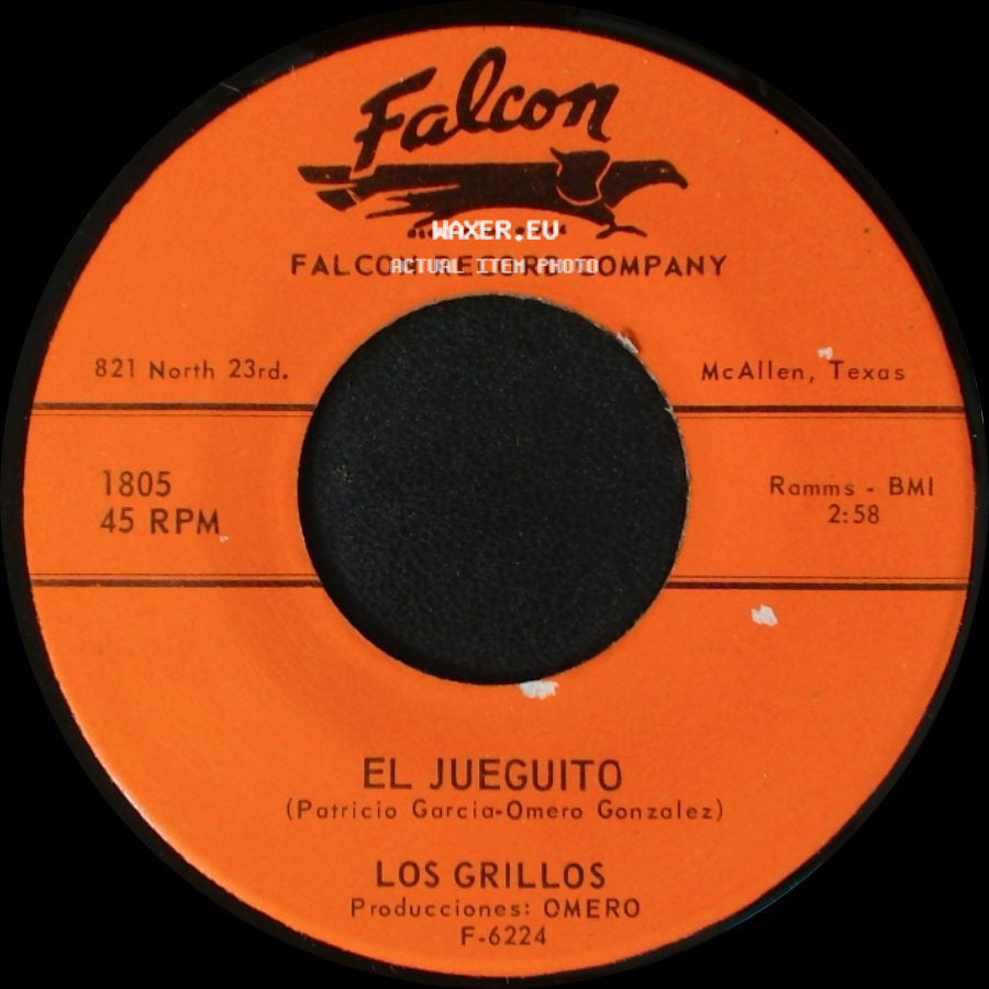 Los Grillos - Solitario - Oh Lonesome Me / El Jueguito side B