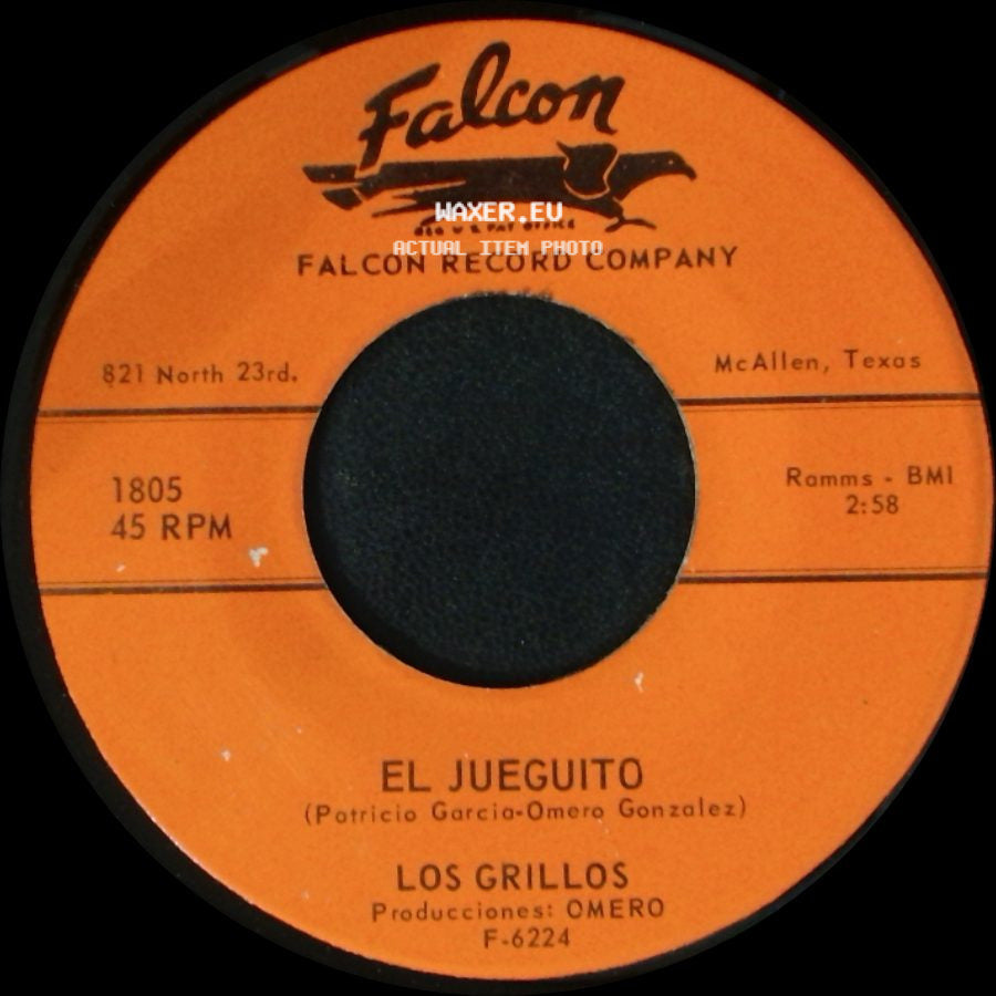 Los Grillos - Solitario - Oh Lonesome Me / El Jueguito side B
