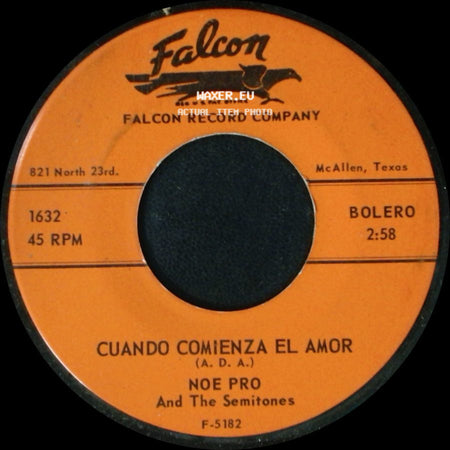Noe Pro And The Semitones - Cuando Comienza El Amor / Sin Verte side A