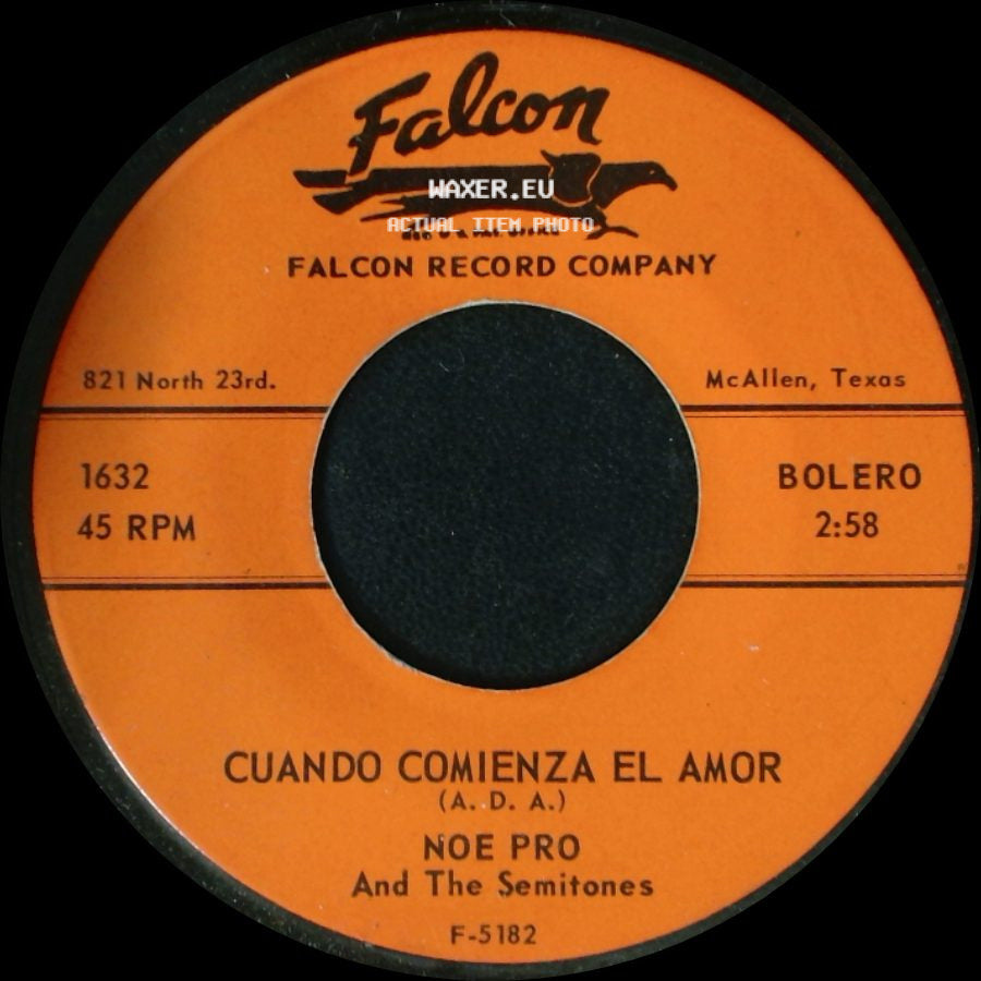 Noe Pro And The Semitones - Cuando Comienza El Amor / Sin Verte side A