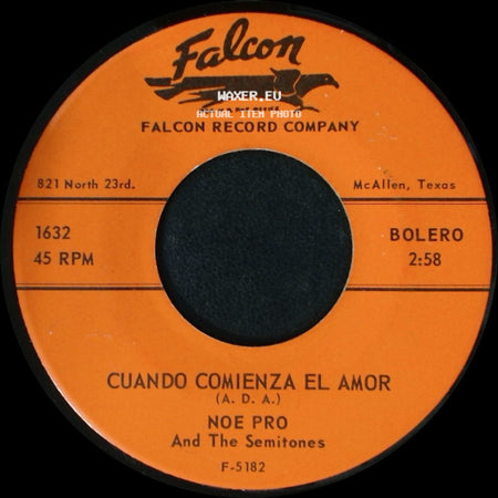 Noe Pro And The Semitones - Sin Verte / Cuando Comienza El Amor side B