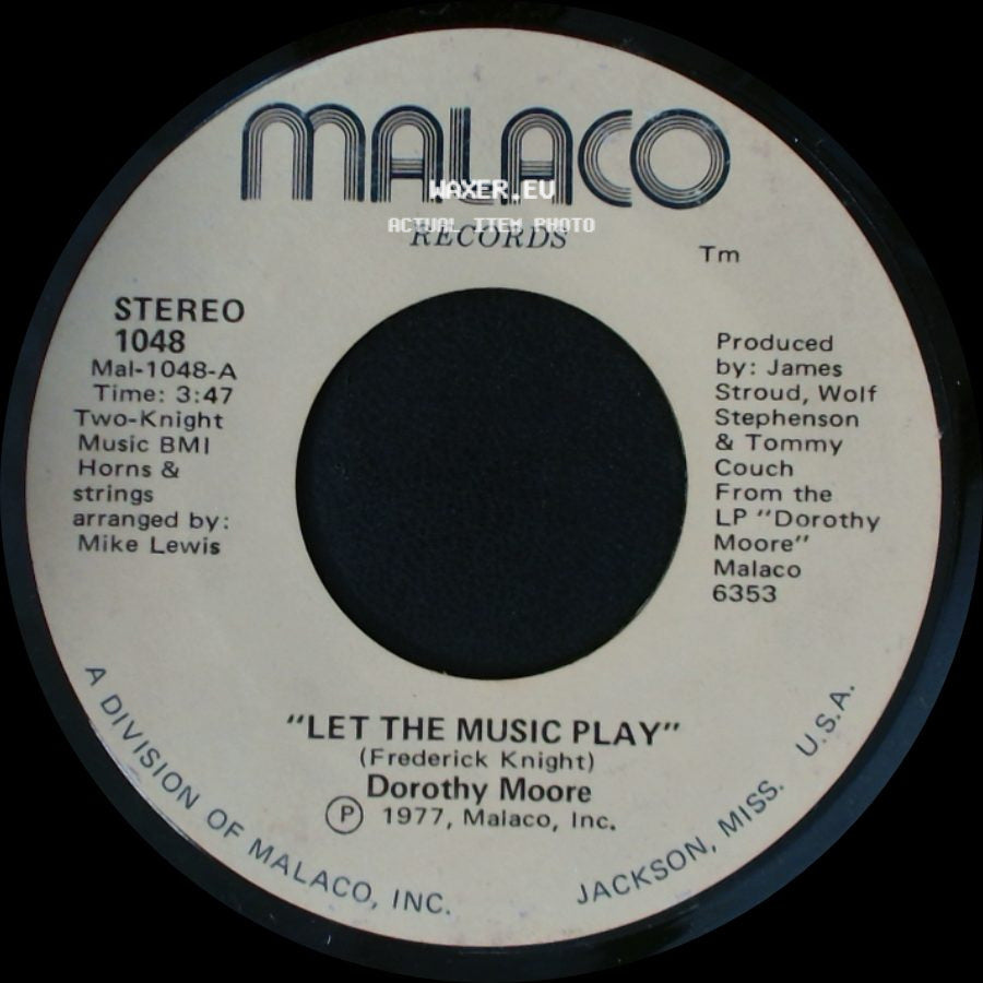 Dorothy Moore - Let The Music Play / 1-2-3 (You And Me) side A