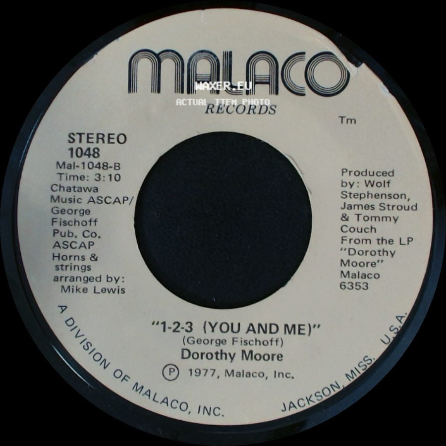Dorothy Moore - Let The Music Play / 1-2-3 (You And Me) side B